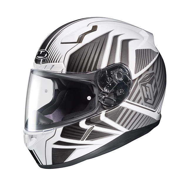 HJC CL-17 REDLINE HELMET MC-10